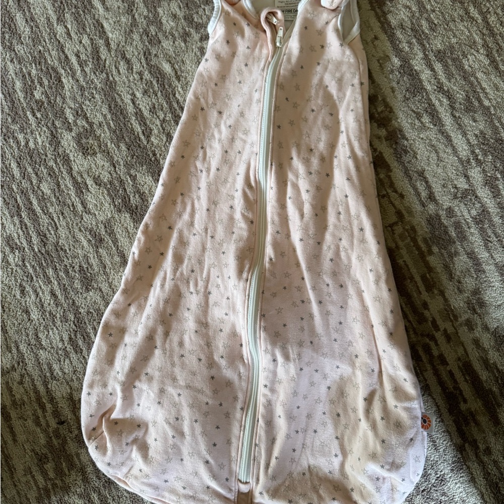 Pink Star Patterned Baby Sleep Sack ergo nwot
